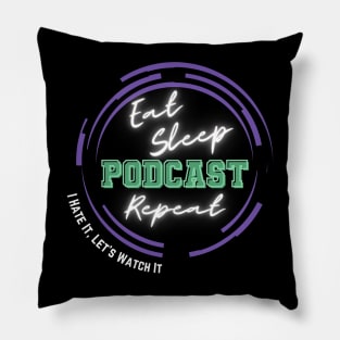 Always Podcasting Pillow