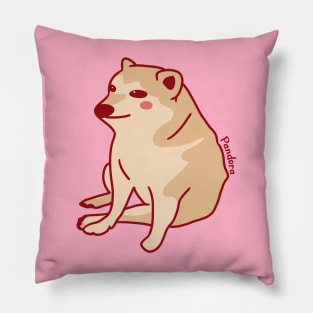 cheems_design_garabatosdepandora Pillow