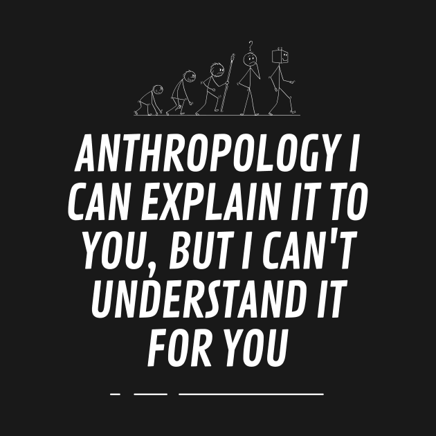 Anthropoly I cant explain it to you, but I can't understand it for you by cypryanus