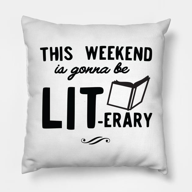 This weekend going to LIT-erary Pillow by Calculated