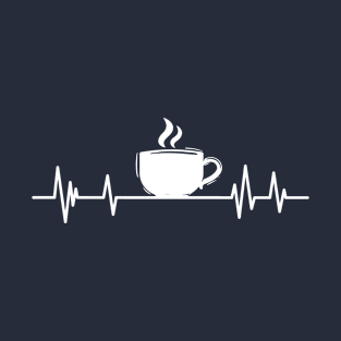 coffee Heartbeat,Lifeline cafe T-Shirt