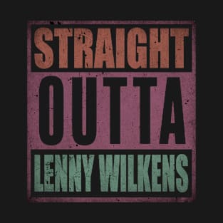 Vintage Proud Basketball Name Lenny Retro Style Straight Outta T-Shirt