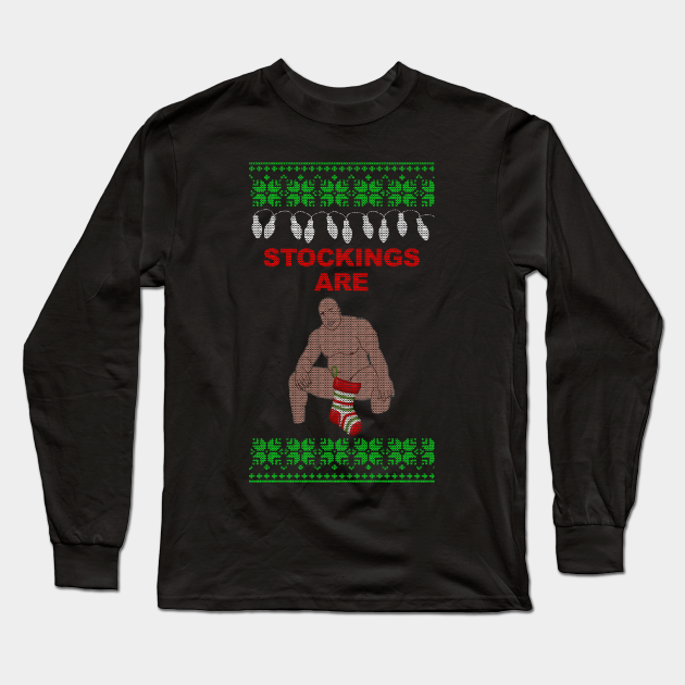 Stockings Are Hung - Barry Wood - Long Sleeve T-Shirt