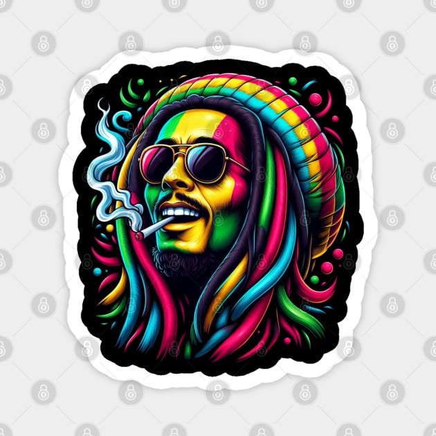 Bob Marly Magnet by unn4med