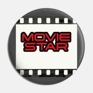 Movie Star (red) Pin