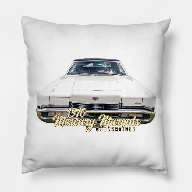 1970 Mercury Marquis Convertible Pillow by Gestalt Imagery