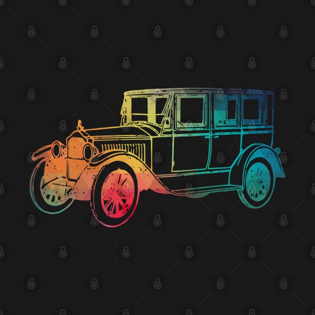 Rainbow old car 03 by AdiDsgn