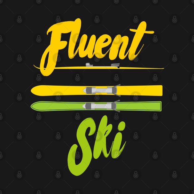 Fluent Ski, Mountain Hoodie, Slalom skiing, skiing sticker by Style Conscious