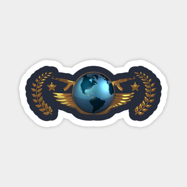 Cs Go The Global Elite Simple Clean Cs Go Magnet Teepublic Au