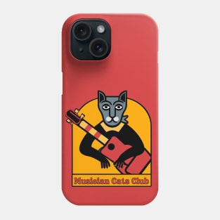 Musician Cat Picasso Style Phone Case