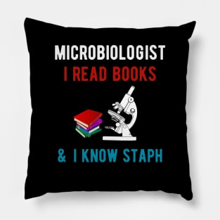 I read books and know staph Pillow