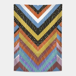 chevron pattern Tapestry