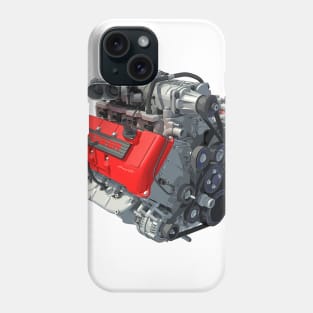 V8 engine Phone Case