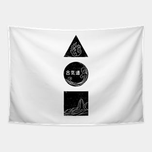 Aikido Symbol Tapestry