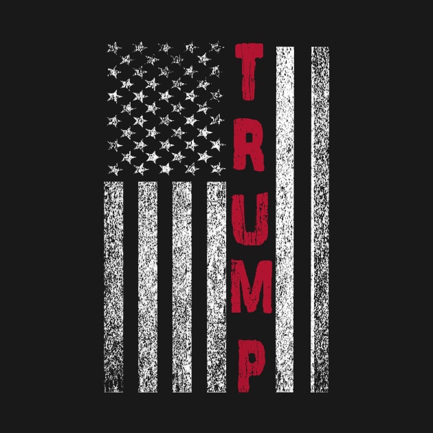 Donald Trump 2020 American Flag Vintage MAGA Trump 2020 by briscoelavinia6674