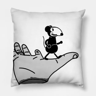 Vintage Wood Mouse 2 Pillow