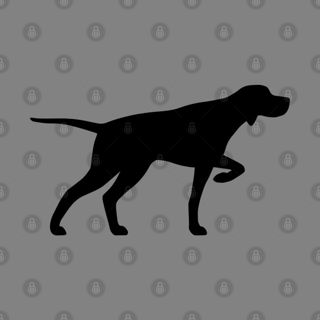 Pointer Dog Silhouette by Coffee Squirrel