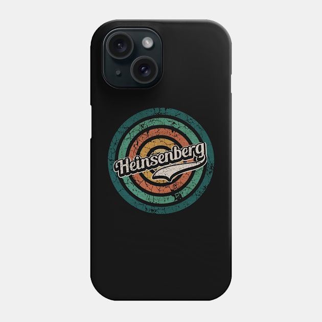 Heinsenberg // Retro Circle Crack Vintage Phone Case by People Mask