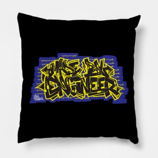 Made By Engineer Graffiti #4 Pillow