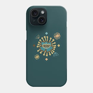 Flor Andina en Azul Phone Case