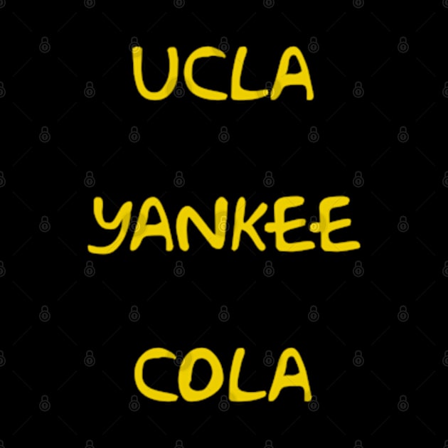 UCLA YANKEE COLA by Way of the Road