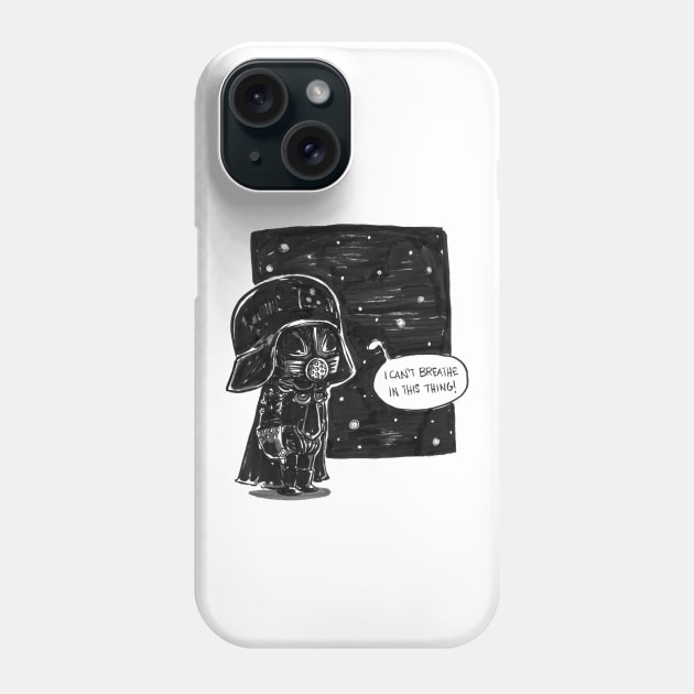 Dark Helmet Phone Case by obillwon