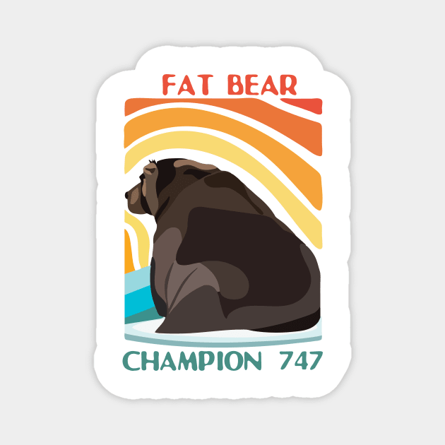 Design Title-fat-bear-week-your-file must be at least Magnet by Uri Holland 