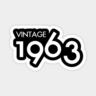 Vintage 1963 Gift 57th Birthday Party Magnet