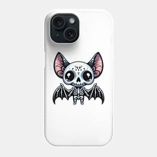 Cute Bat Skeleton Phone Case