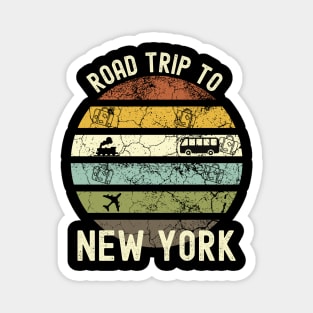 Road Trip To New York, Family Trip To New York, Holiday Trip to New York, Family Reunion in New York, Holidays in New York, Vacation in New Magnet