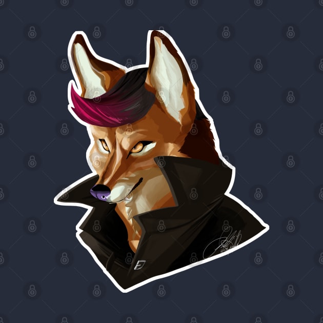 Punk Coyote by Keroa