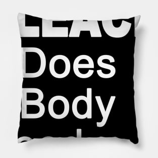 BLEACH. It Does A Body Good. Pillow