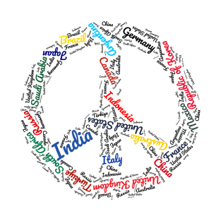 Sign of Peace | G20 Countries T-Shirt