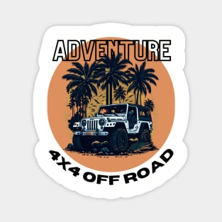 4x4 off-road Adventure Magnet