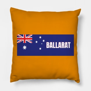 Ballarat City in Australian Flag Pillow