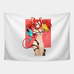 Hakos Baelz In UnderWear, Hololive Tapestry