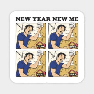 NEW YEAR NEW ME Magnet