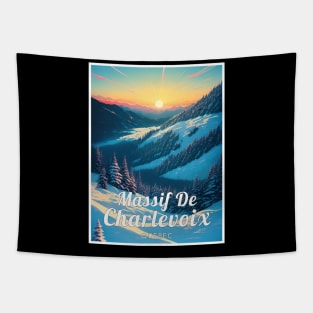 Massif de charlevoix ski - Quebec Tapestry