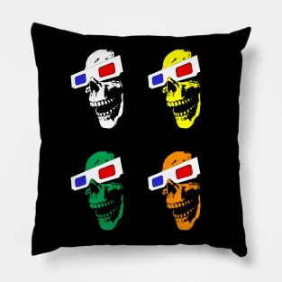 3D Skull (Combo) Pillow