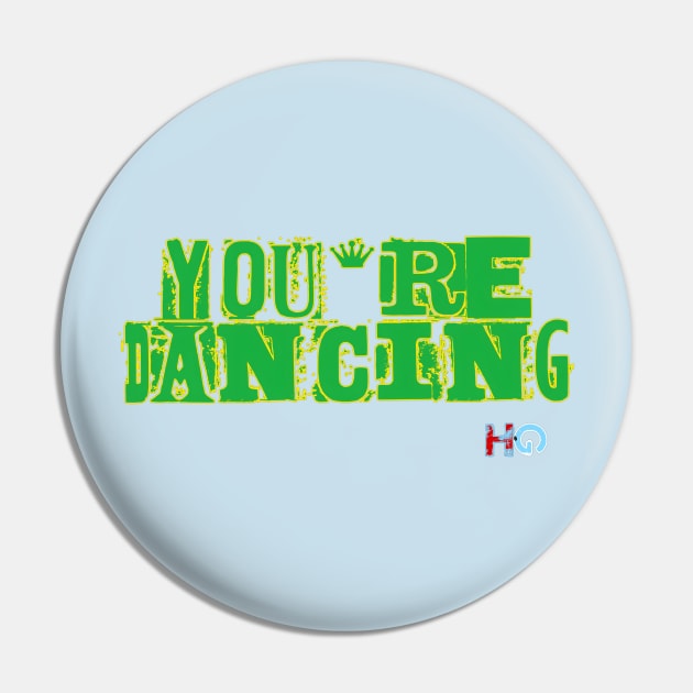 You’re Dancing: Hipster Golf Pin by Kitta’s Shop