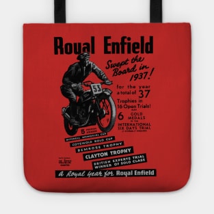 Gorgeous 1937 Royal Enfield Motorcycles Tote