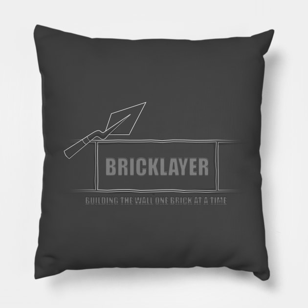 Bricklayer-Light Pillow by Shapetrix