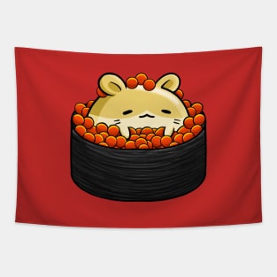 Cute Hamster Sushi Costume Tapestry