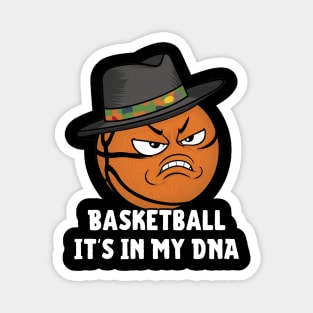 Angry Basketball Funny Magnet