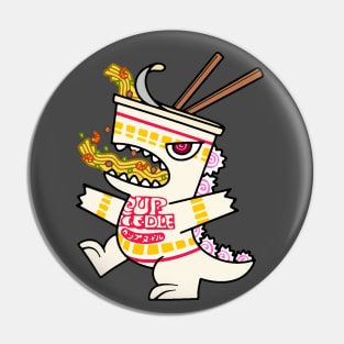 cup noodleZILLA Pin