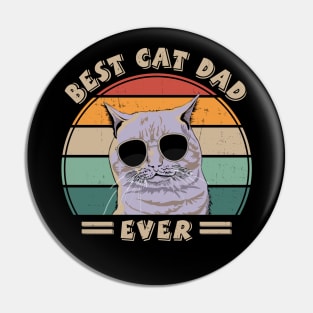 Best Cat Dad Ever Pin