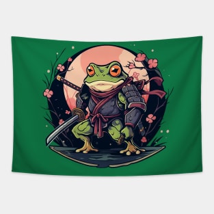 samurai frog Tapestry