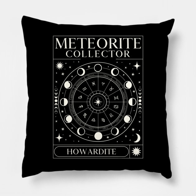 Meteorite Collector Howardite Meteorite Meteorite Pillow by Meteorite Factory
