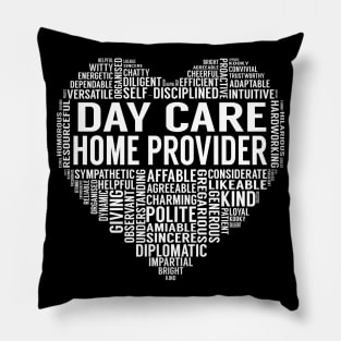 Day Care Home Provider Heart Pillow