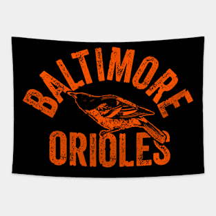 Vintage Orioles Bird Tapestry